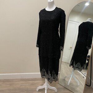 Black Beaded Dress